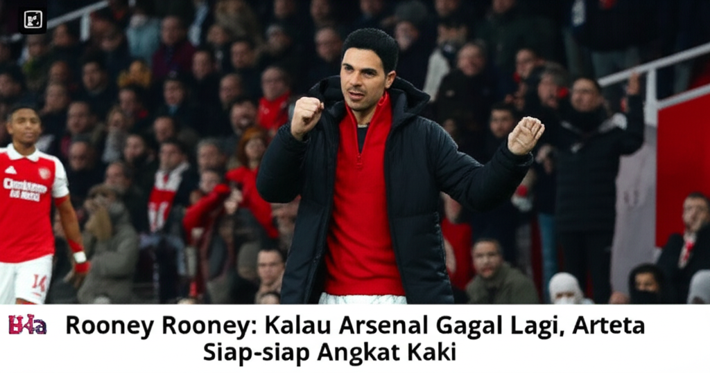 Rooney: Kalau Arsenal Gagal Lagi, Arteta Siap-siap Angkat Kaki
