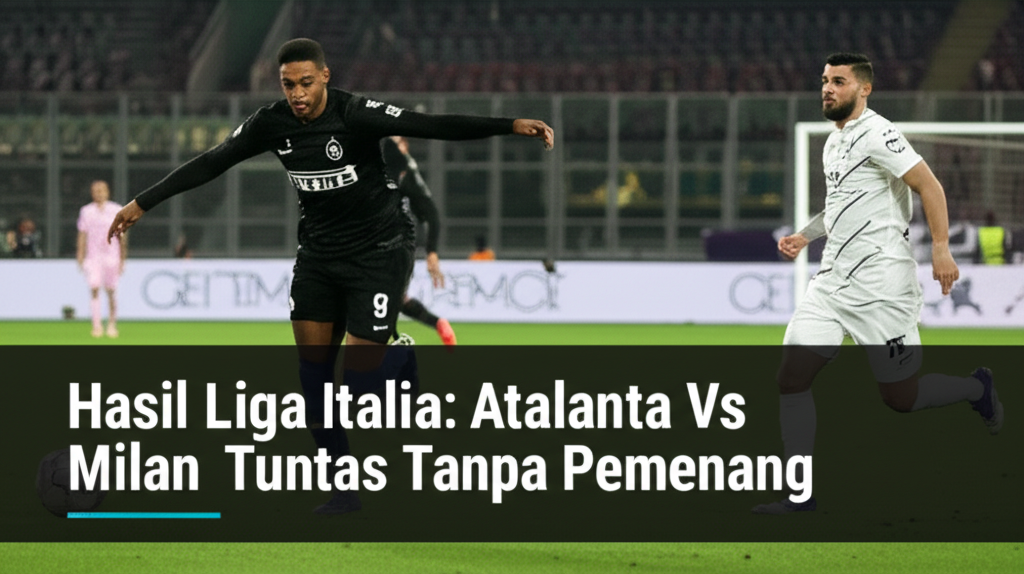 Hasil Liga Italia: Atalanta Vs Milan Tuntas Tanpa Pemenang