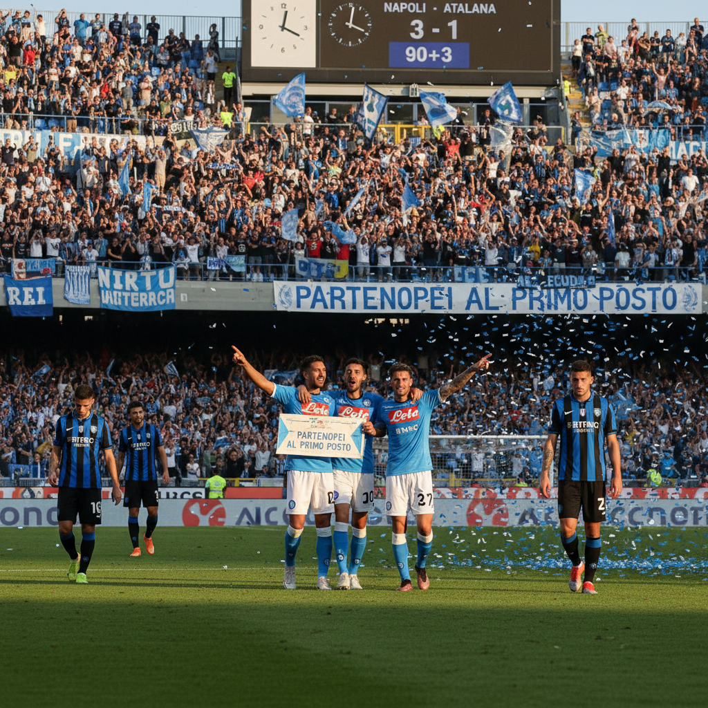 Napoli Vs Atalanta: Menang 3-1, Partenopei ke Puncak Klasemen