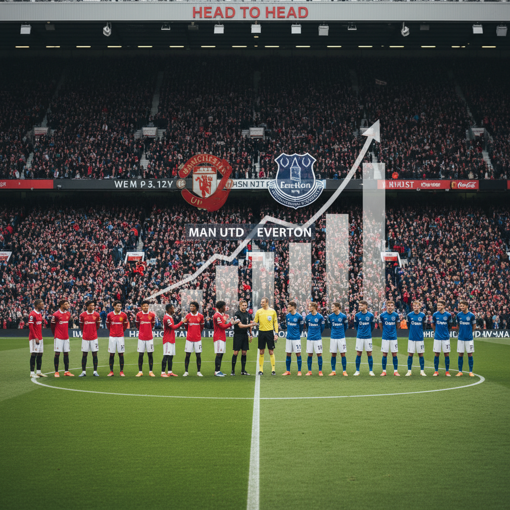 Head to Head Man United Vs Everton: Setan Merah Unggul Jauh