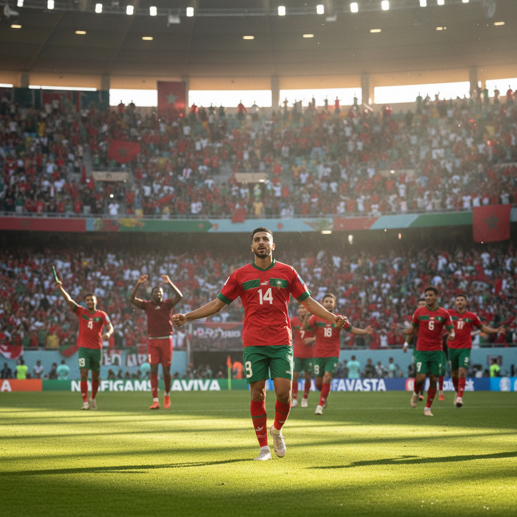 Sinar Brahim Diaz Bersama Maroko