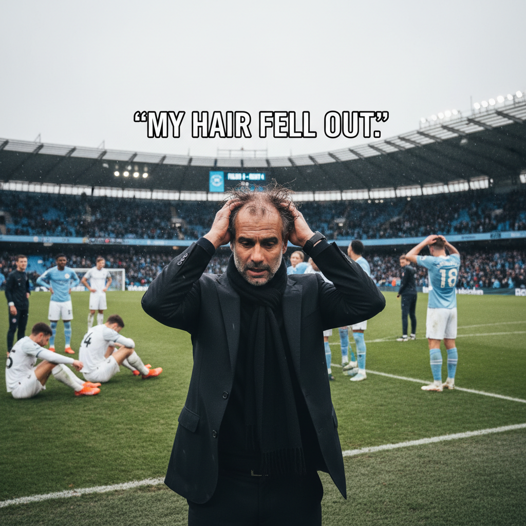 Drama 9 Gol Fulham Vs Man City, Guardiola: Rambut Saya Sampai Rontok